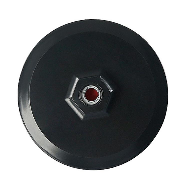 Wet / Dry Grinding Discs Stone Polishing Discs Self-Adhesive Disc Adapters, Spec: 10cm M10 Hole Black Thin Sponge