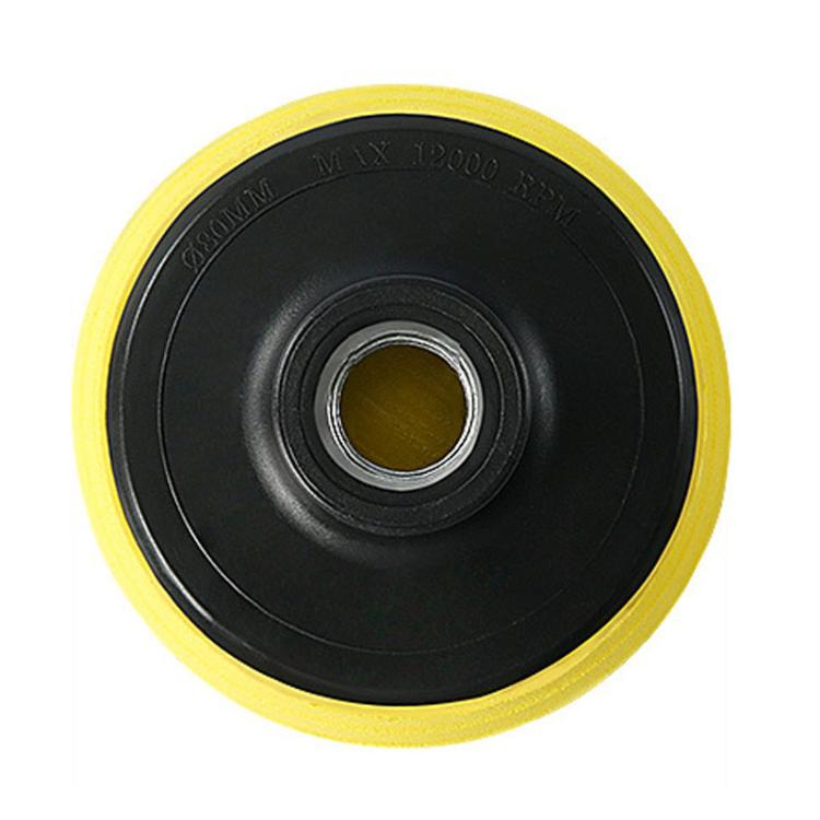 Wet / Dry Grinding Discs Stone Polishing Discs Self-Adhesive Disc Adapters, Spec: 8cm M16 Hole Thick Sponge