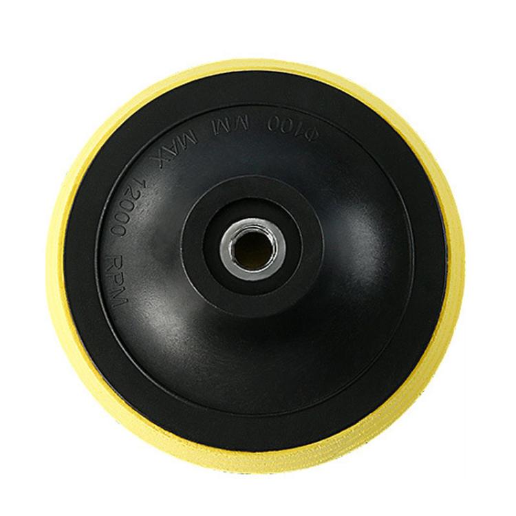 Wet / Dry Grinding Discs Stone Polishing Discs Self-Adhesive Disc Adapters, Spec: 10cm M10 Hole Thick Sponge