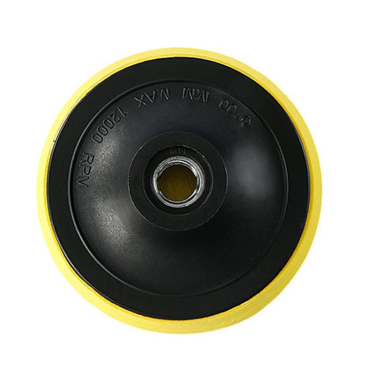 Wet / Dry Grinding Discs Stone Polishing Discs Self-Adhesive Disc Adapters, Spec: 10cm M14 Hole Thick Sponge
