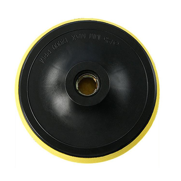 Wet / Dry Grinding Discs Stone Polishing Discs Self-Adhesive Disc Adapters, Spec: 12.5cm M16 Hole Thick Sponge