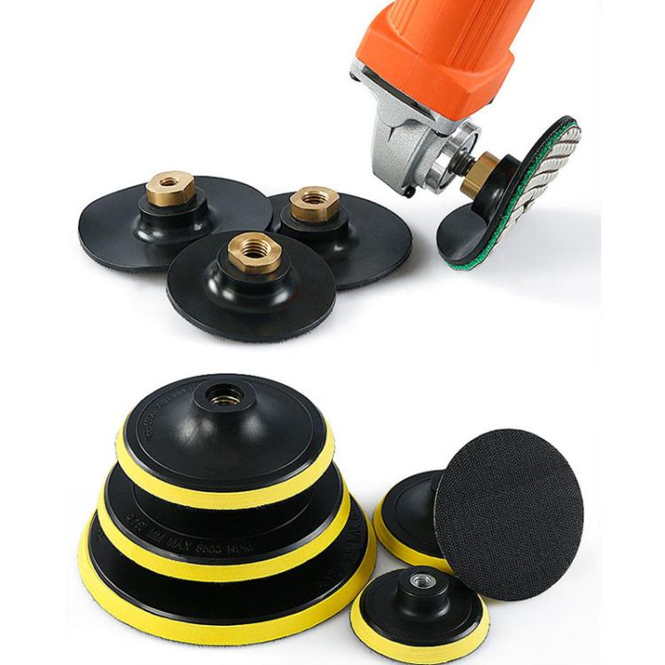 Wet / Dry Grinding Discs Stone Polishing Discs Self-Adhesive Disc Adapters, Spec: 18cm M16 Hole Thick Sponge