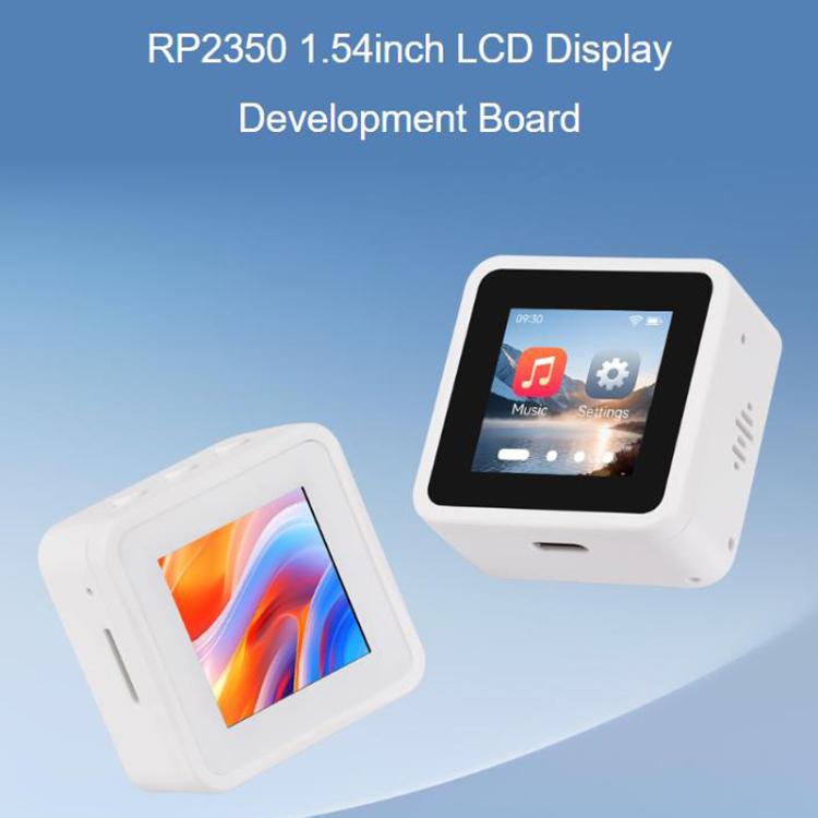Waveshare 34332 RP2350 1.54 Inch LCD Display Development Board 65K Color, IPS Display Panel, Dual-Core And Dual-Architecture, Spec: No Battary