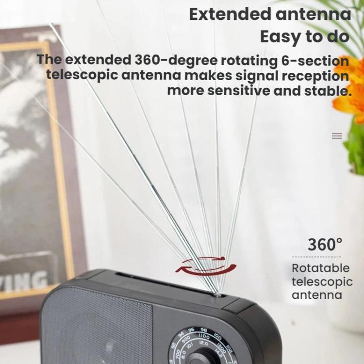 WDK Portable FM/AM/SW Tri-Band Radio, Specification: For EU