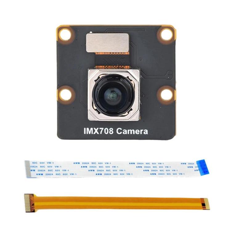 Waveshare 34276 IMX708 12MP High Resolution Autofocus Camera,  Compatible With Raspberry Pi Series Boards
