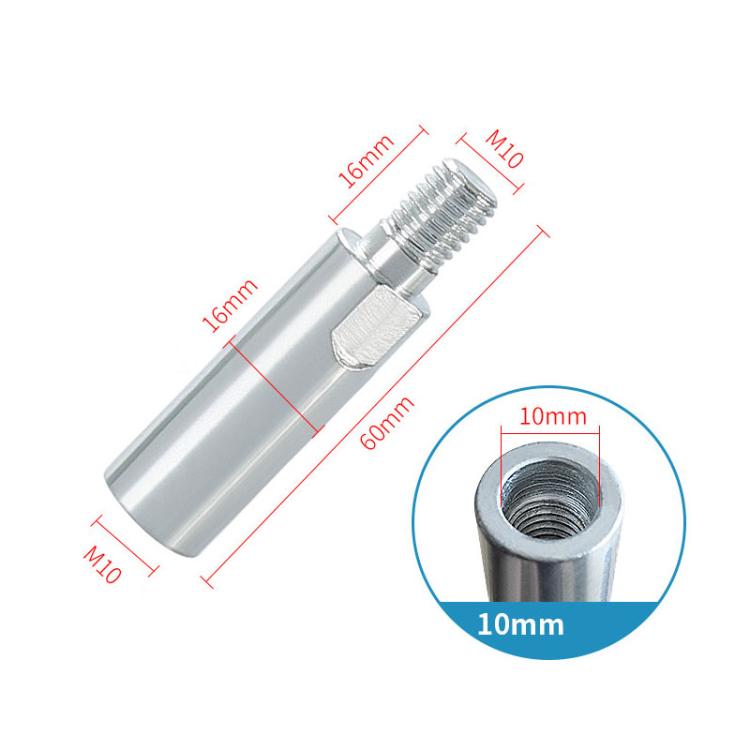 M10 To M10 Angle Grinder Extension Shaft Drilling Grinding Polishing Screw Shaft, Length: 6cm