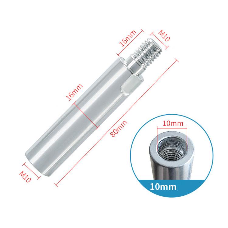 M10 To M10 Angle Grinder Extension Shaft Drilling Grinding Polishing Screw Shaft, Length: 8cm