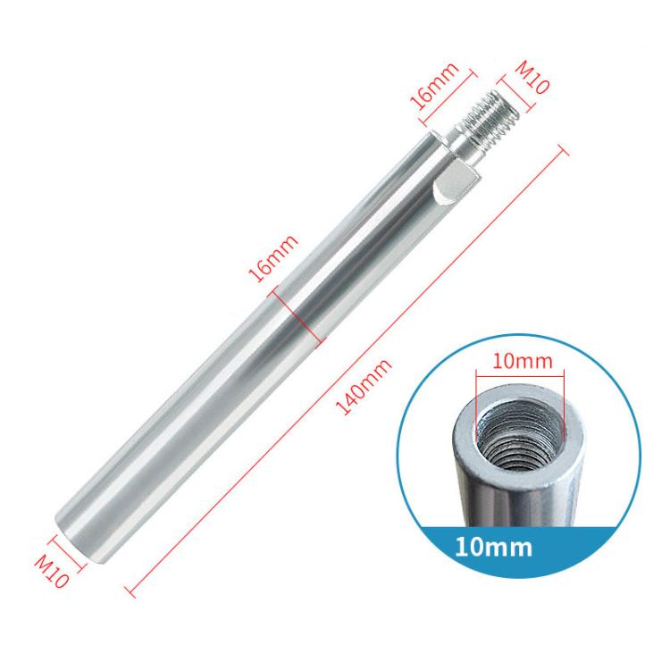 M10 To M10 Angle Grinder Extension Shaft Drilling Grinding Polishing Screw Shaft, Length: 14cm