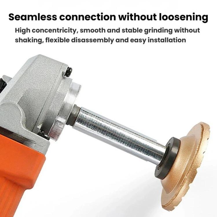M10 To M10 Angle Grinder Extension Shaft Drilling Grinding Polishing Screw Shaft, Length: 14cm