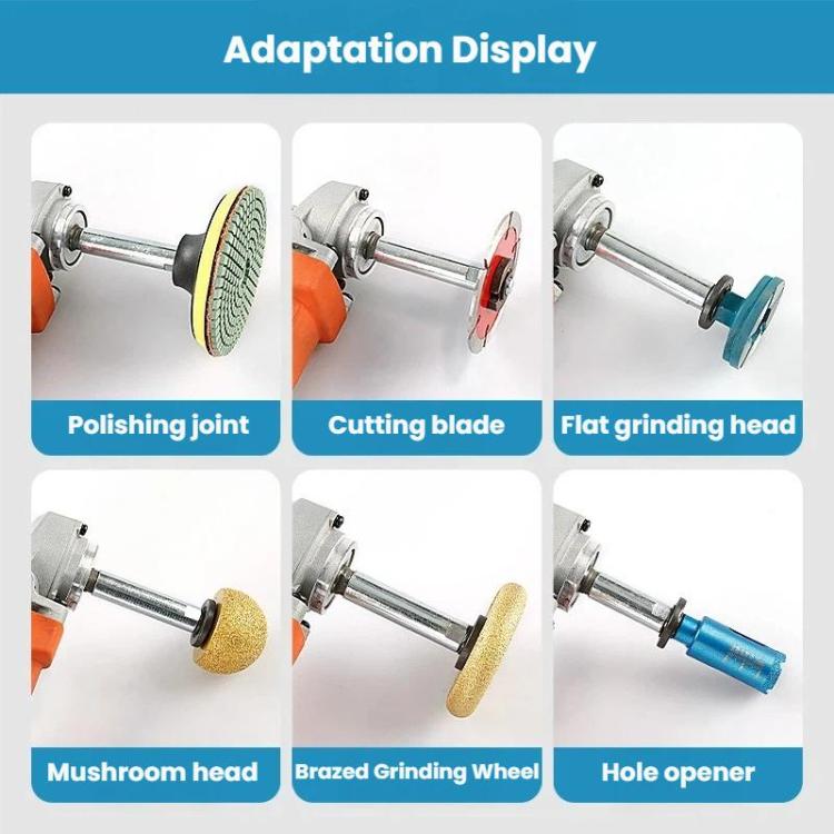 M10 To M10 Angle Grinder Extension Shaft Drilling Grinding Polishing Screw Shaft, Length: 14cm