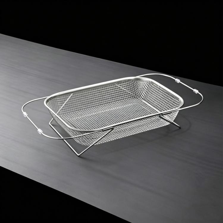 Expandable Over The Sink Colander Strainer 304 Stainless Steel Fine Mesh Drain Basket With Adjustable Arms And Standing Feet Medium