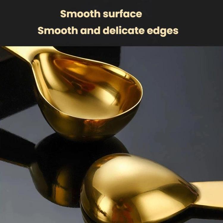 15ml 304 Stainless Steel Thickened Coffee Spoon With Scale Measuring Bean Spoon
