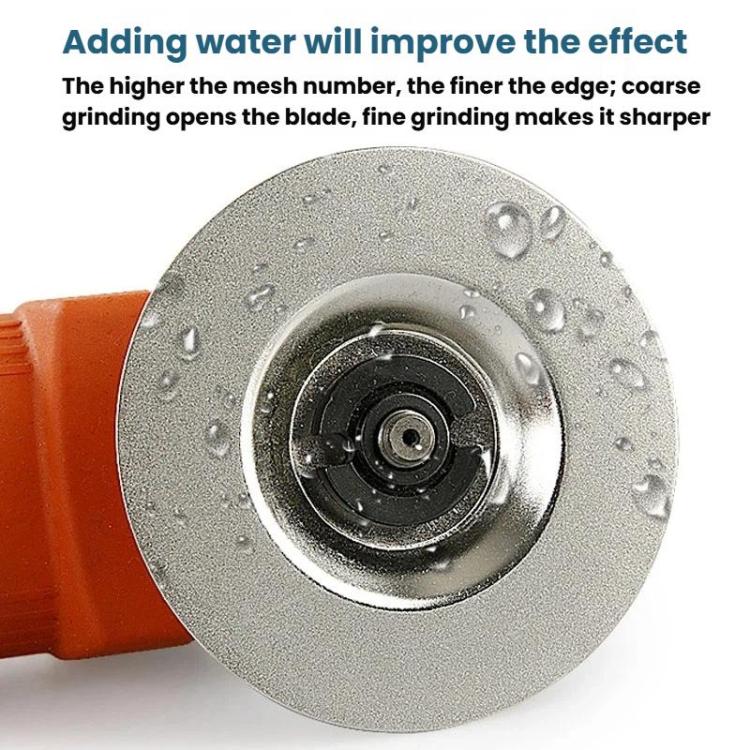 Electroplated Emery Grinding Disc Angle Grinder Grinding Wheel Blade, Spec: Coarse Grinding 400 Mesh