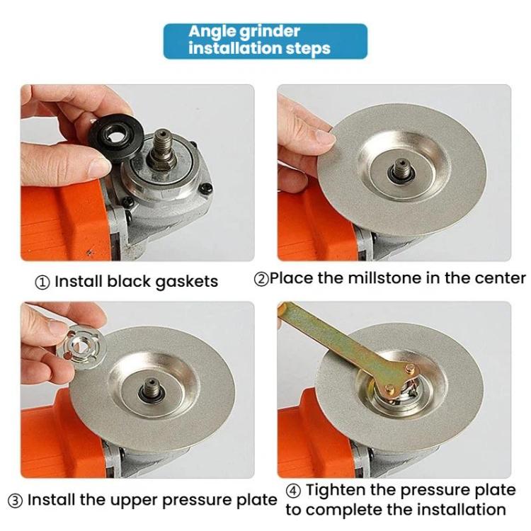 Electroplated Emery Grinding Disc Angle Grinder Grinding Wheel Blade, Spec: Fine Grinding 800 Mesh