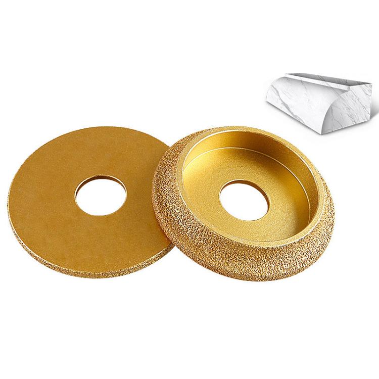 Stone Edge Grinding Wheel Marble Granite Tile Trimming Chamfering Tool, Spec: French Edge 10mm
