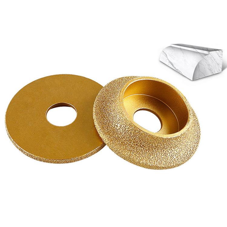 Stone Edge Grinding Wheel Marble Granite Tile Trimming Chamfering Tool, Spec: French Edge 15mm