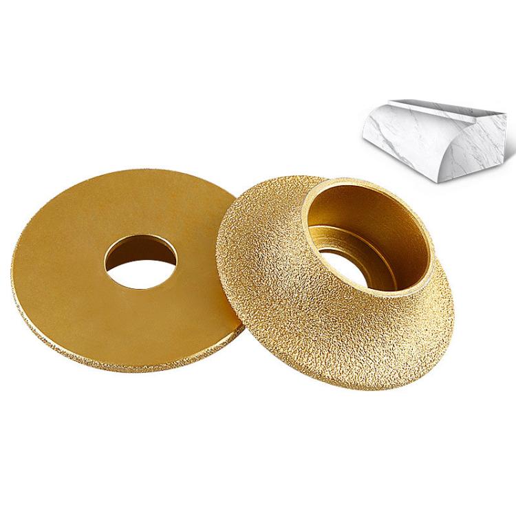 Stone Edge Grinding Wheel Marble Granite Tile Trimming Chamfering Tool, Spec: French Edge 20mm