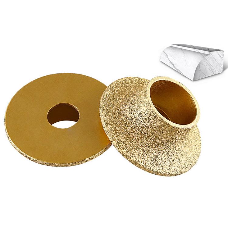 Stone Edge Grinding Wheel Marble Granite Tile Trimming Chamfering Tool, Spec: French Edge 25mm