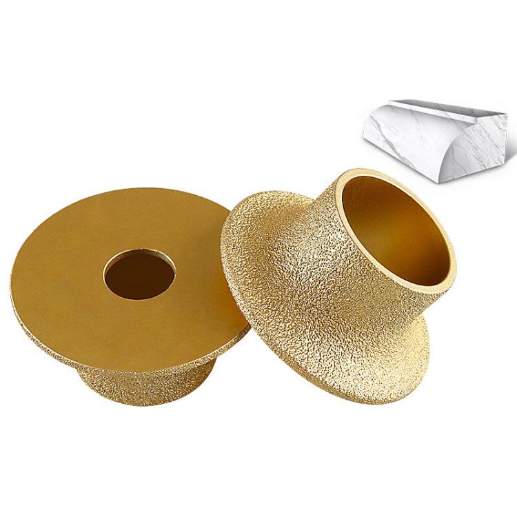 Stone Edge Grinding Wheel Marble Granite Tile Trimming Chamfering Tool, Spec: French Edge 30mm