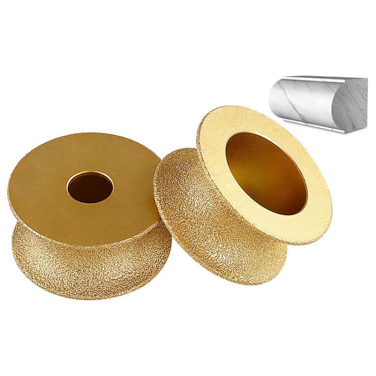 Stone Edge Grinding Wheel Marble Granite Tile Trimming Chamfering Tool, Spec: Rounded Edge 30mm