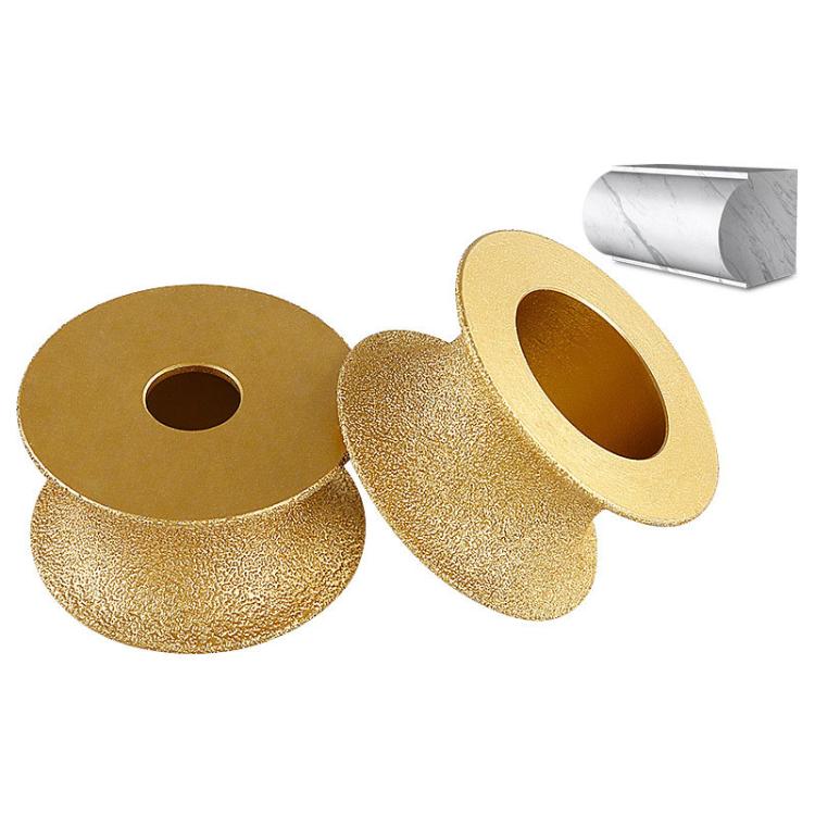 Stone Edge Grinding Wheel Marble Granite Tile Trimming Chamfering Tool, Spec: Rounded Edge 35mm