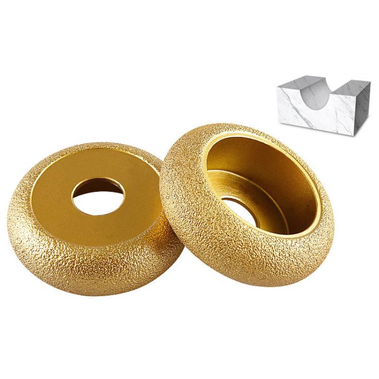 Stone Edge Grinding Wheel Marble Granite Tile Trimming Chamfering Tool, Spec: Roman Column 25mm