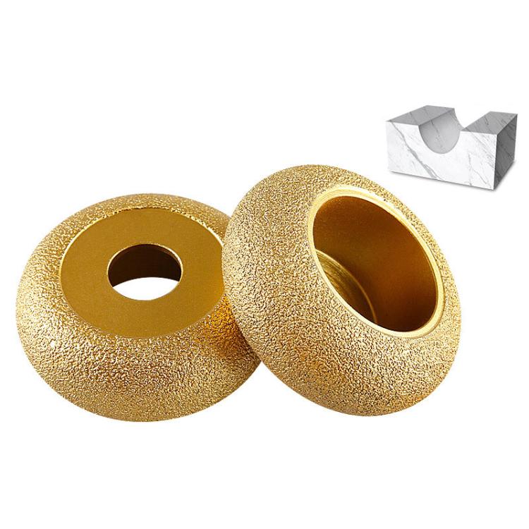 Stone Edge Grinding Wheel Marble Granite Tile Trimming Chamfering Tool, Spec: Roman Column 30mm