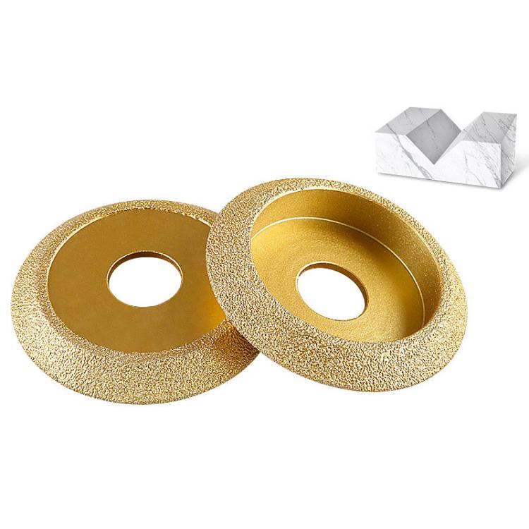 Stone Edge Grinding Wheel Marble Granite Tile Trimming Chamfering Tool, Spec: V-shape 15mm