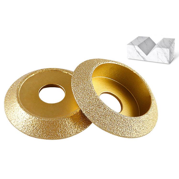 Stone Edge Grinding Wheel Marble Granite Tile Trimming Chamfering Tool, Spec: V-shape 20mm