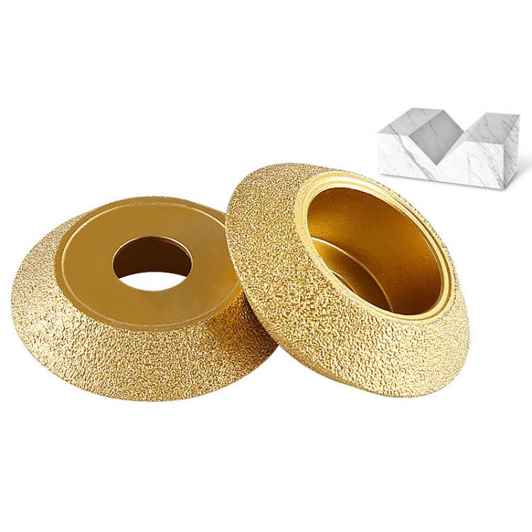 Stone Edge Grinding Wheel Marble Granite Tile Trimming Chamfering Tool, Spec: V-shape 25mm