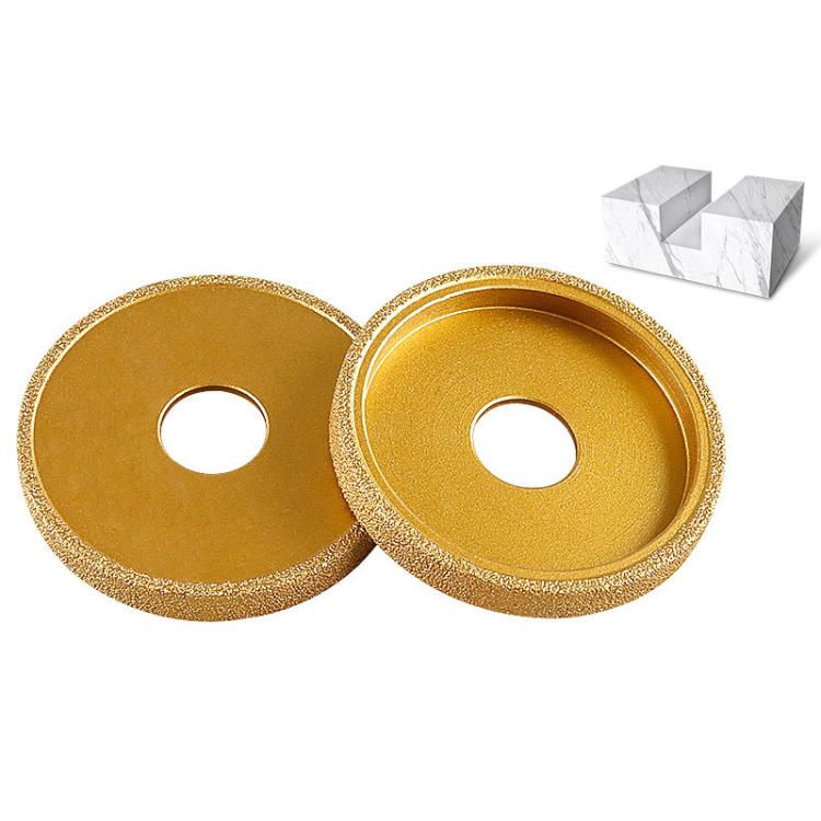 Stone Edge Grinding Wheel Marble Granite Tile Trimming Chamfering Tool, Spec: Flat Wheel 10mm
