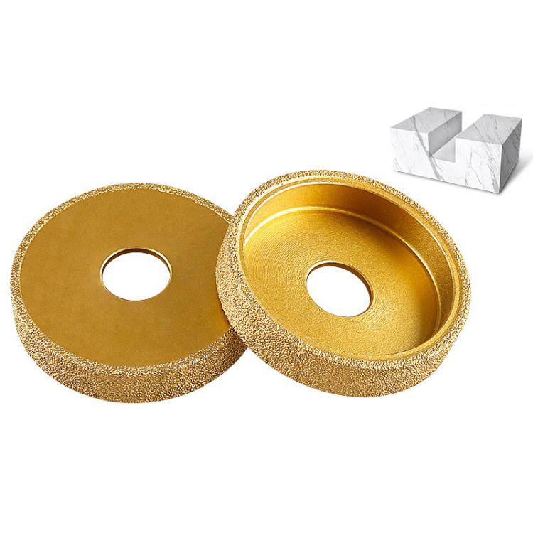 Stone Edge Grinding Wheel Marble Granite Tile Trimming Chamfering Tool, Spec: Flat Wheel 15mm