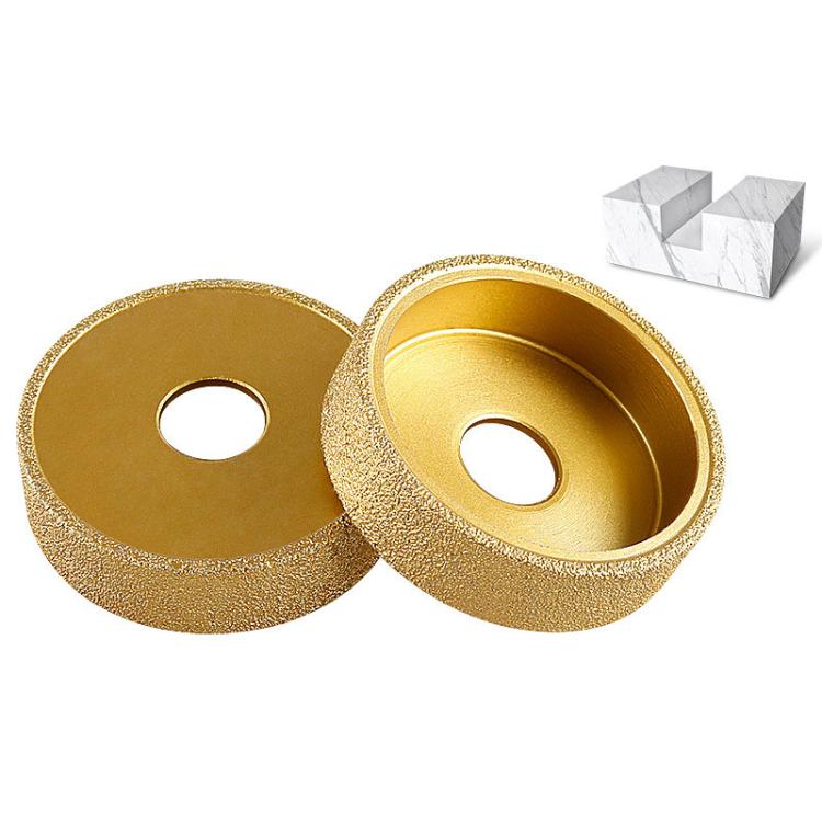 Stone Edge Grinding Wheel Marble Granite Tile Trimming Chamfering Tool, Spec: Flat Wheel 20mm