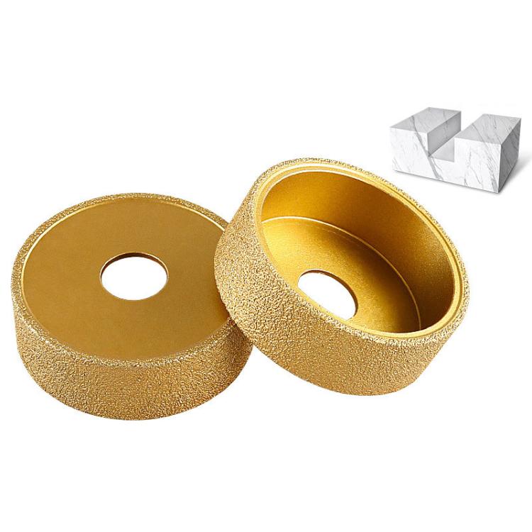Stone Edge Grinding Wheel Marble Granite Tile Trimming Chamfering Tool, Spec: Flat Wheel 25mm