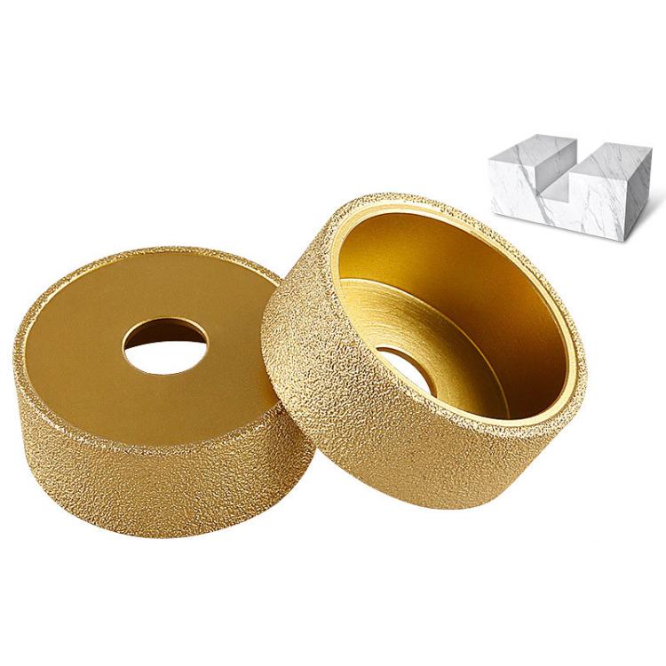 Stone Edge Grinding Wheel Marble Granite Tile Trimming Chamfering Tool, Spec: Flat Wheel 30mm