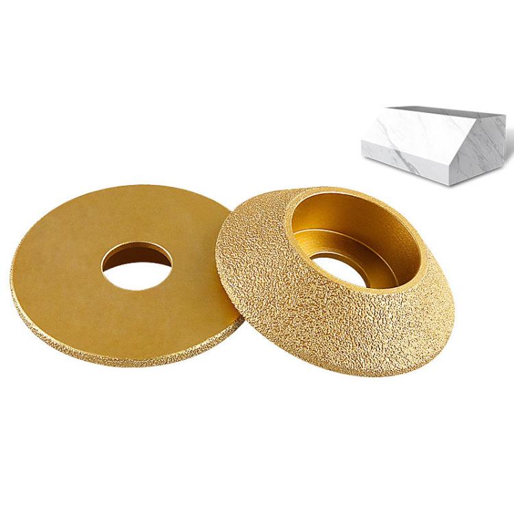 Stone Edge Grinding Wheel Marble Granite Tile Trimming Chamfering Tool, Spec: Bevelled Edge 15mm