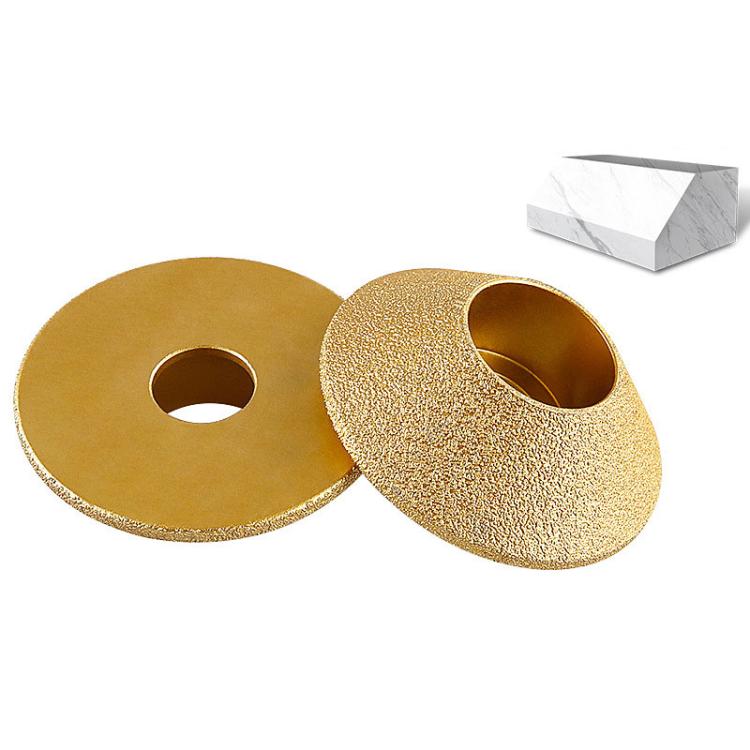 Stone Edge Grinding Wheel Marble Granite Tile Trimming Chamfering Tool, Spec: Bevelled Edge 20mm