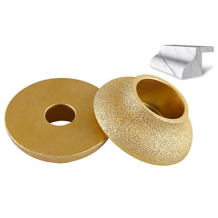 Stone Edge Grinding Wheel Marble Granite Tile Trimming Chamfering Tool, Spec: Duckbill 25mm