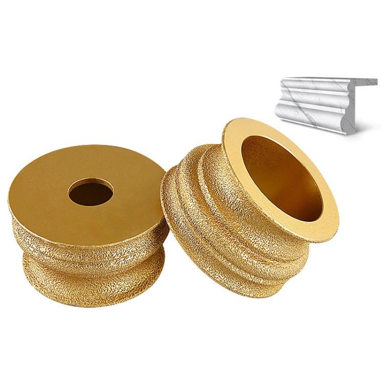Stone Edge Grinding Wheel Marble Granite Tile Trimming Chamfering Tool, Spec: No. 407 Edge 35mm