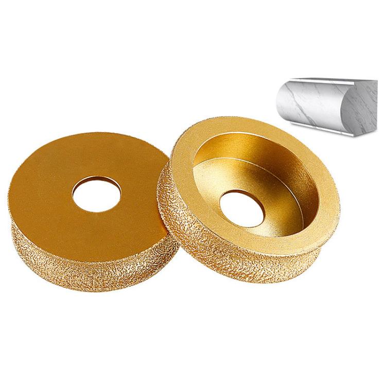 Stone Edge Grinding Wheel Marble Granite Tile Trimming Chamfering Tool, Spec: Rounded Edge 15mm