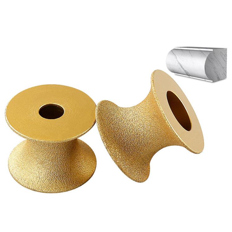 Stone Edge Grinding Wheel Marble Granite Tile Trimming Chamfering Tool, Spec: Rounded Edge 50mm