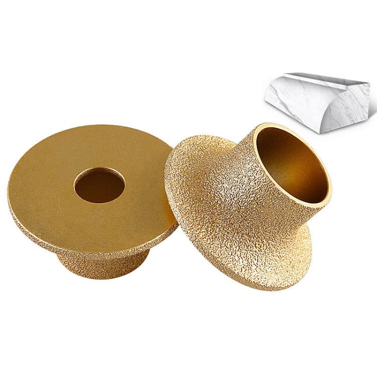 Stone Edge Grinding Wheel Marble Granite Tile Trimming Chamfering Tool, Spec: French Edge 35mm