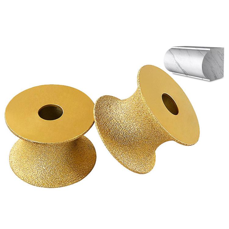 Stone Edge Grinding Wheel Marble Granite Tile Trimming Chamfering Tool, Spec: Rounded Edge 45mm