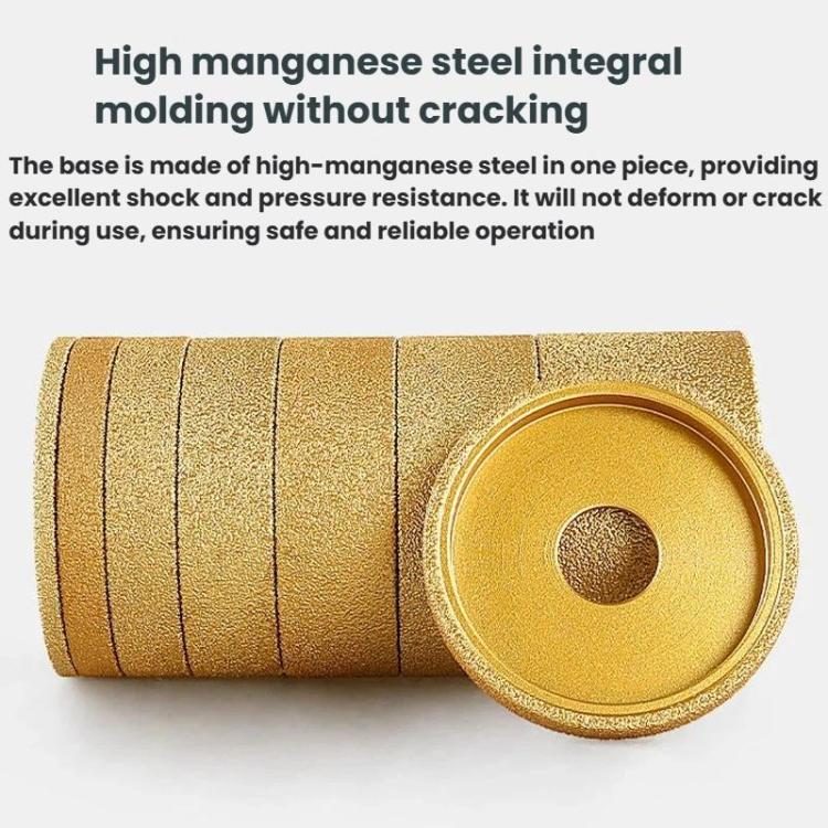 Stone Edge Grinding Wheel Marble Granite Tile Trimming Chamfering Tool, Spec: No. 407 Edge 30mm