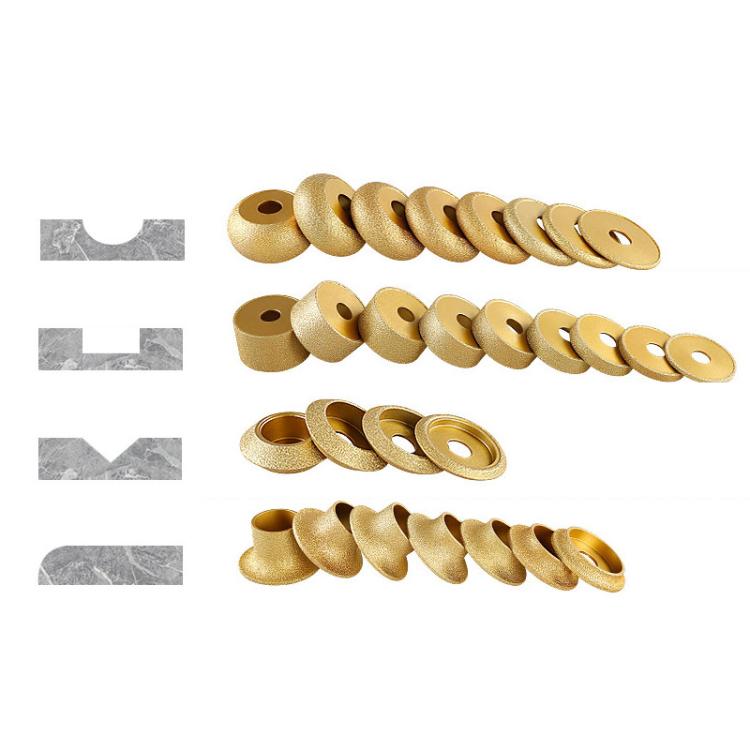 Stone Edge Grinding Wheel Marble Granite Tile Trimming Chamfering Tool, Spec: No. 404 Edge 40mm