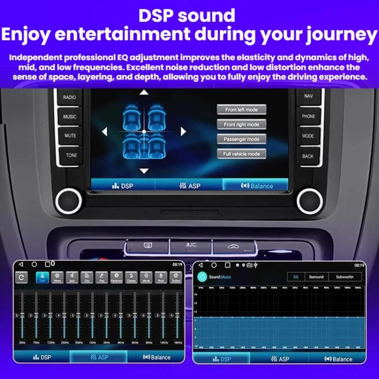 7-Inch Car Navigation System With Wireless Bluetooth CarPlay For Volkswagen, Specification: Quad-core 2GB+64GB