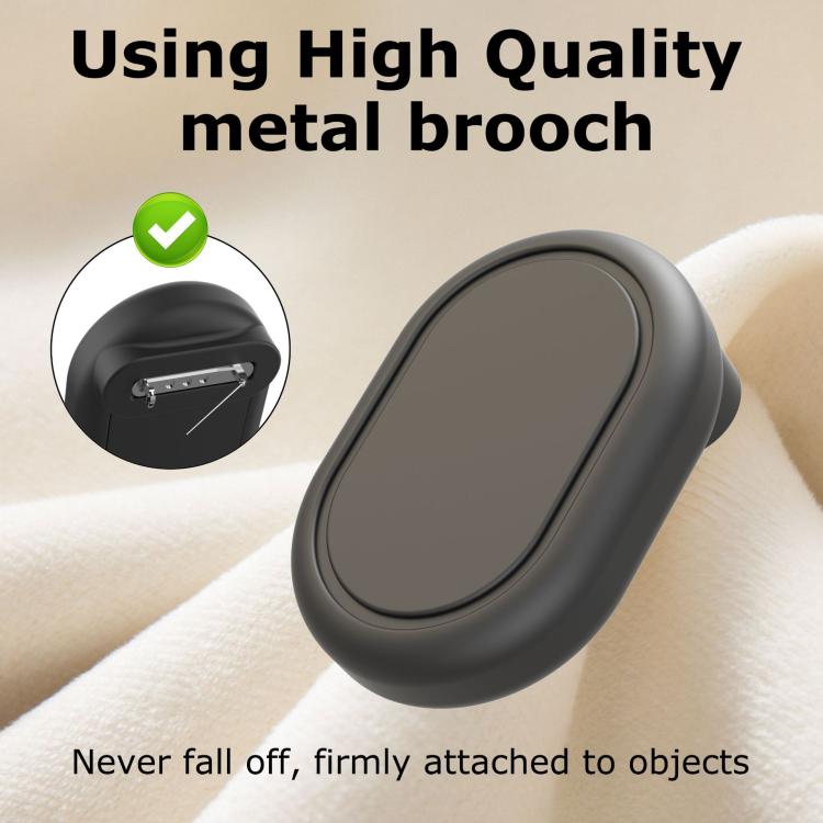 For Xiaomi Tag Hidden Pin Case Waterproof Silicone Tracker Holder with Safety Brooch for Kids Clothing, Backpack