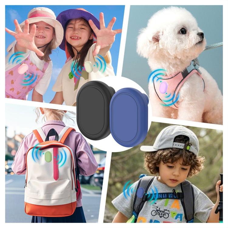 For Xiaomi Tag Hidden Pin Case Waterproof Silicone Tracker Holder with Safety Brooch for Kids Clothing, Backpack