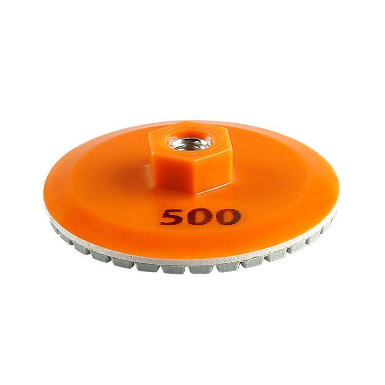 3 inch 8cm One-piece Diamond Dry Grinding Disc Tile Edge Grinding Disc, Mesh: 500