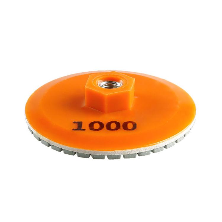 3 inch 8cm One-piece Diamond Dry Grinding Disc Tile Edge Grinding Disc, Mesh: 1000